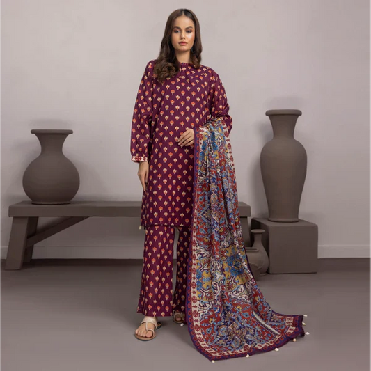 AL QAMMASH PRINTED LAWN