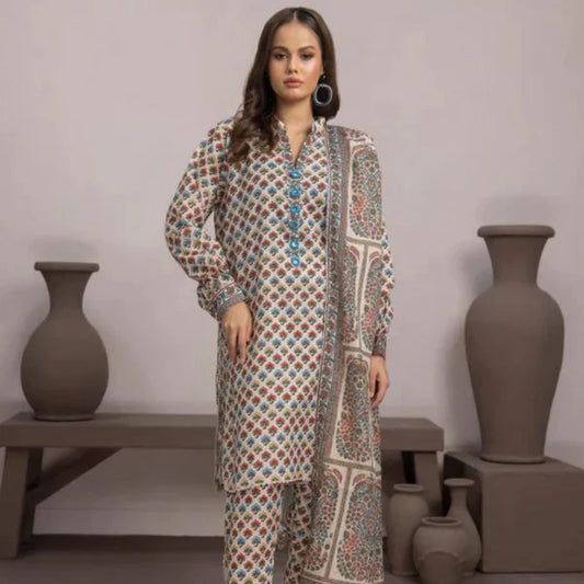 AL QAMMASH PRINTED LAWN