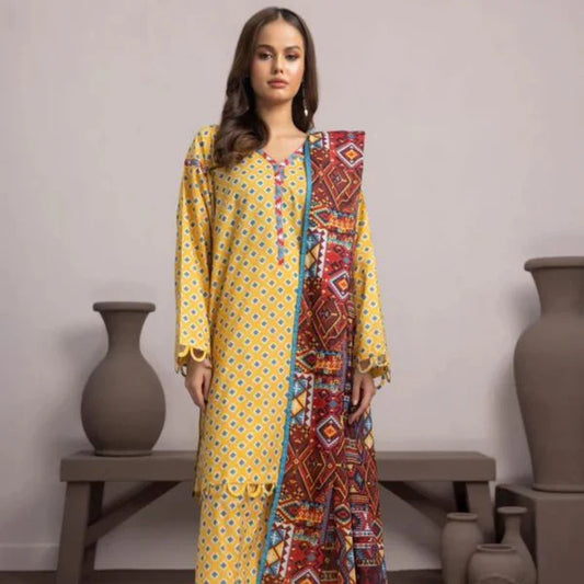 AL QAMMASH PRINTED LAWN